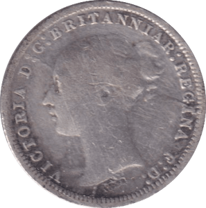 1871 THREEPENCE ( FINE ) - THREEPENCE - Cambridgeshire Coins