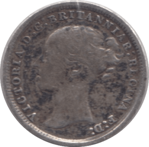 1871 THREEPENCE ( NF ) - THREEPENCE - Cambridgeshire Coins