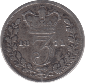 1871 THREEPENCE ( NF ) - THREEPENCE - Cambridgeshire Coins