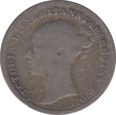 1871 THREEPENCE ( NF ) - THREEPENCE - Cambridgeshire Coins