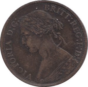 1872 FARTHING ( VF ) - FARTHING - Cambridgeshire Coins