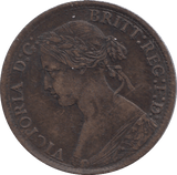 1872 FARTHING ( VF ) - FARTHING - Cambridgeshire Coins