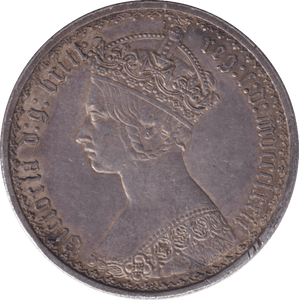 1872 FLORIN ( EF ) - FLORIN - Cambridgeshire Coins