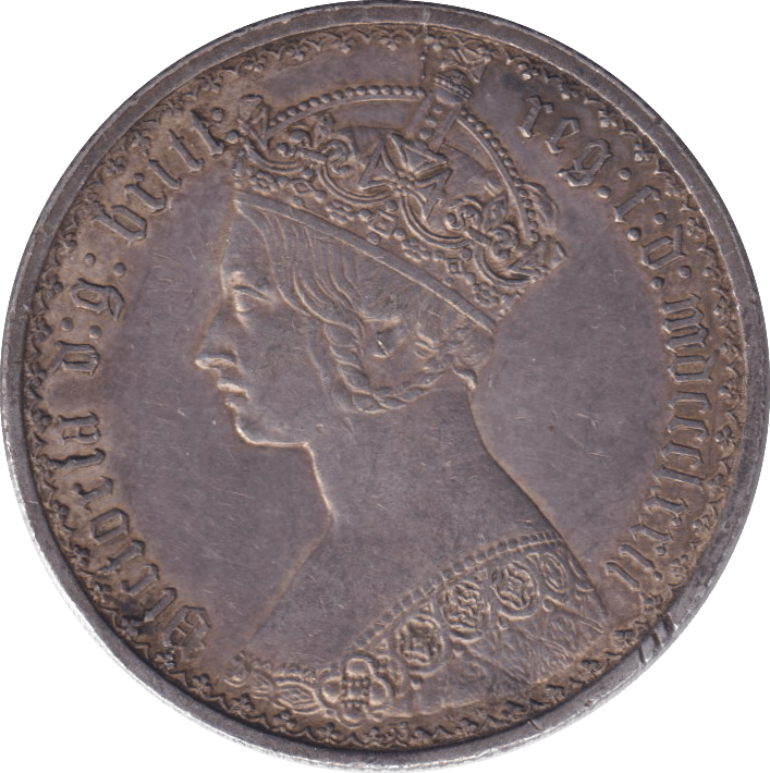 1872 FLORIN ( EF ) - FLORIN - Cambridgeshire Coins