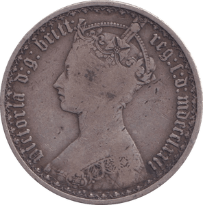 1872 FLORIN ( F ) - FLORIN - Cambridgeshire Coins