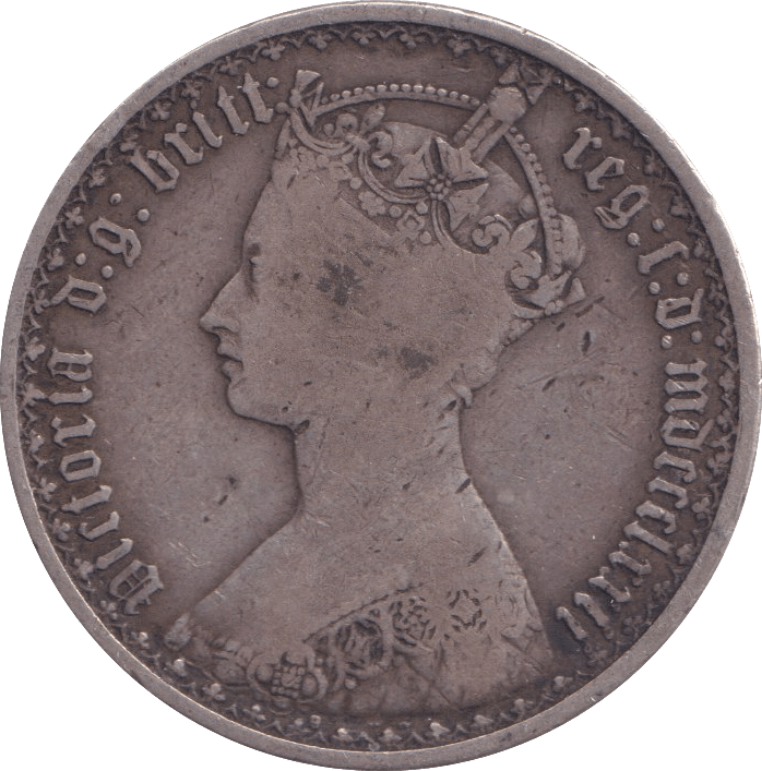 1872 FLORIN ( F ) - FLORIN - Cambridgeshire Coins