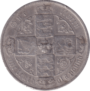 1872 FLORIN ( F ) - FLORIN - Cambridgeshire Coins