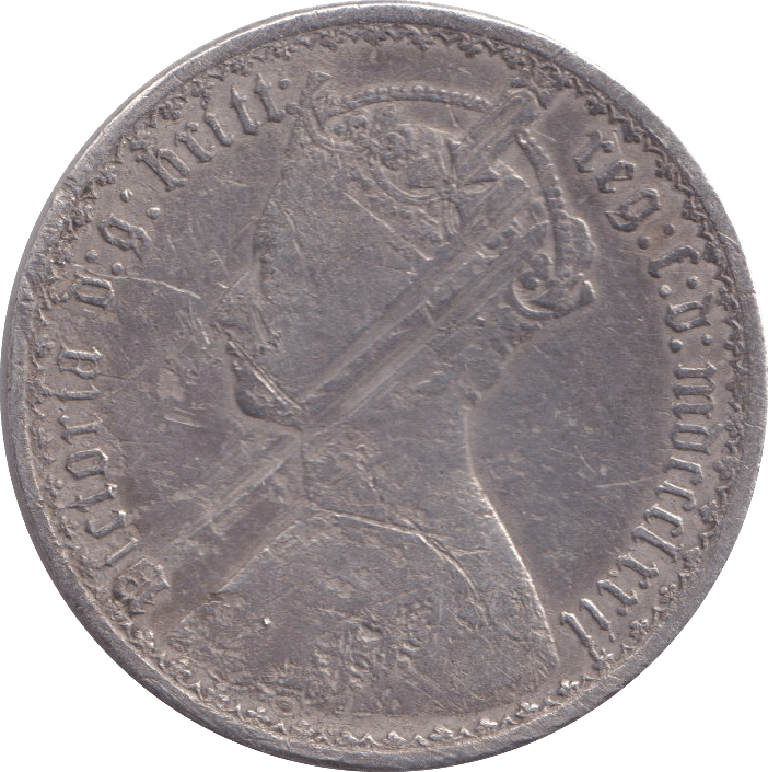 1872 FLORIN ( F ) - FLORIN - Cambridgeshire Coins