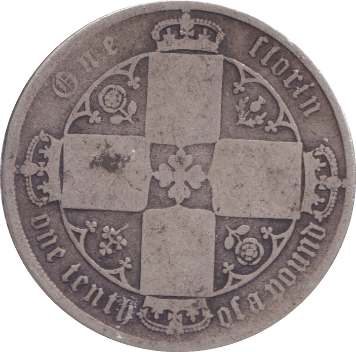 1872 FLORIN ( FAIR ) 3 - FLORIN - Cambridgeshire Coins