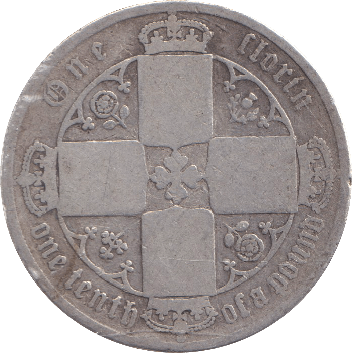 1872 FLORIN ( FAIR ) - FLORIN - Cambridgeshire Coins