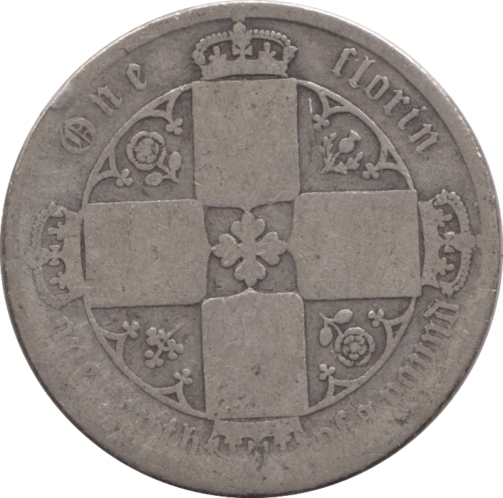 1872 FLORIN ( FAIR ) - FLORIN - Cambridgeshire Coins