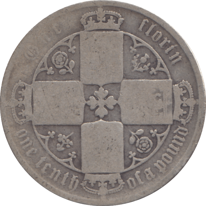 1872 FLORIN ( FAIR ) - FLORIN - Cambridgeshire Coins
