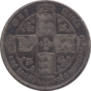 1872 FLORIN ( FINE ) DIE 46 - FLORIN - Cambridgeshire Coins