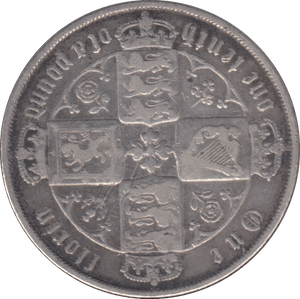 1872 FLORIN ( FINE ) DIE 93 - FLORIN - Cambridgeshire Coins