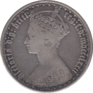 1872 FLORIN ( FINE ) DIE 93 - FLORIN - Cambridgeshire Coins