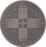 1872 FLORIN ( FINE ) - FLORIN - Cambridgeshire Coins