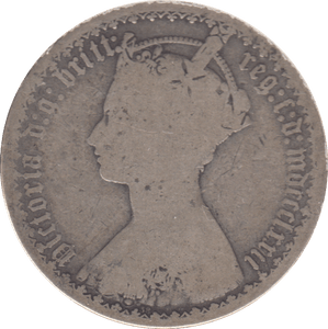 1872 FLORIN ( FINE ) - FLORIN - Cambridgeshire Coins
