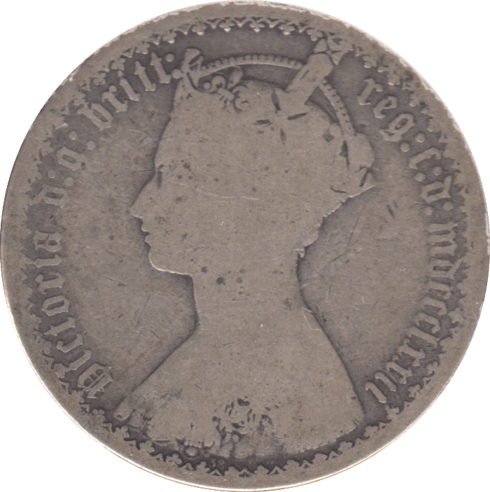 1872 FLORIN ( FINE ) - FLORIN - Cambridgeshire Coins