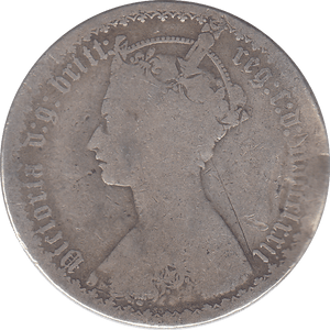 1872 FLORIN ( FINE ) - FLORIN - Cambridgeshire Coins