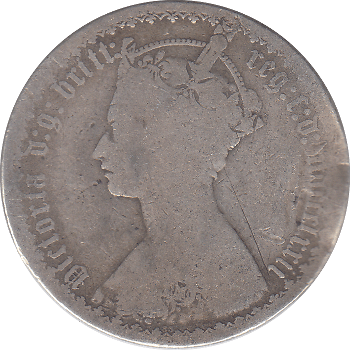 1872 FLORIN ( FINE ) - FLORIN - Cambridgeshire Coins