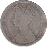 1872 FLORIN ( FINE ) - FLORIN - Cambridgeshire Coins
