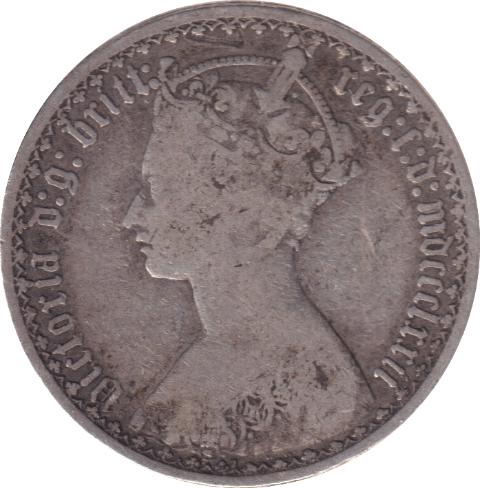 1872 FLORIN ( FINE ) - FLORIN - Cambridgeshire Coins