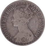 1872 FLORIN ( FINE ) - FLORIN - Cambridgeshire Coins