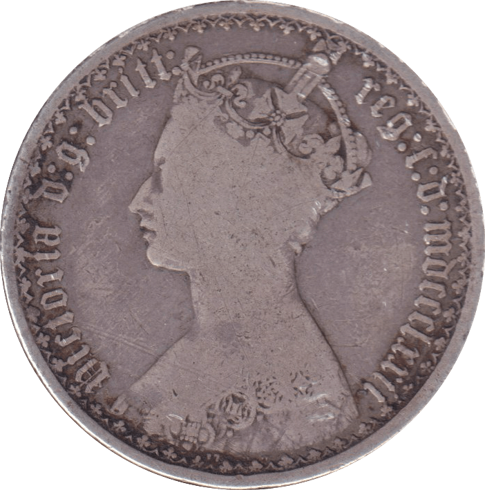 1872 FLORIN ( GF ) - FLORIN - Cambridgeshire Coins
