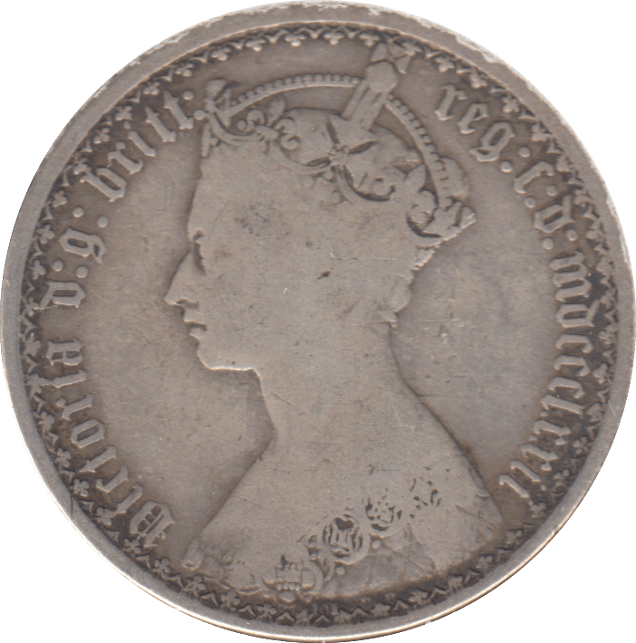 1872 FLORIN ( GF ) - FLORIN - Cambridgeshire Coins