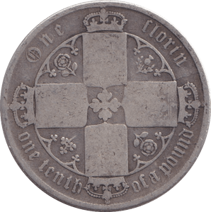 1872 FLORIN ( NF ) 1 - FLORIN - Cambridgeshire Coins