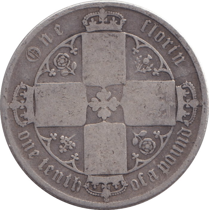 1872 FLORIN ( NF ) 1 - FLORIN - Cambridgeshire Coins