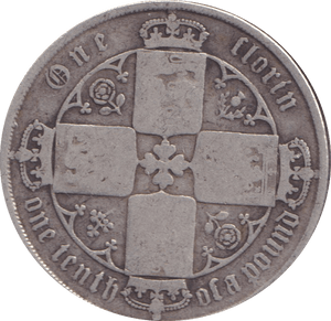 1872 FLORIN ( NF ) - FLORIN - Cambridgeshire Coins