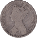 1872 FLORIN ( NF ) - FLORIN - Cambridgeshire Coins