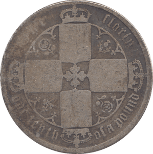 1872 FLORIN ( NF ) - FLORIN - Cambridgeshire Coins