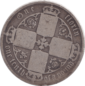 1872 FLORIN ( NF ) - FLORIN - Cambridgeshire Coins