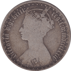 1872 FLORIN ( NF ) - FLORIN - Cambridgeshire Coins