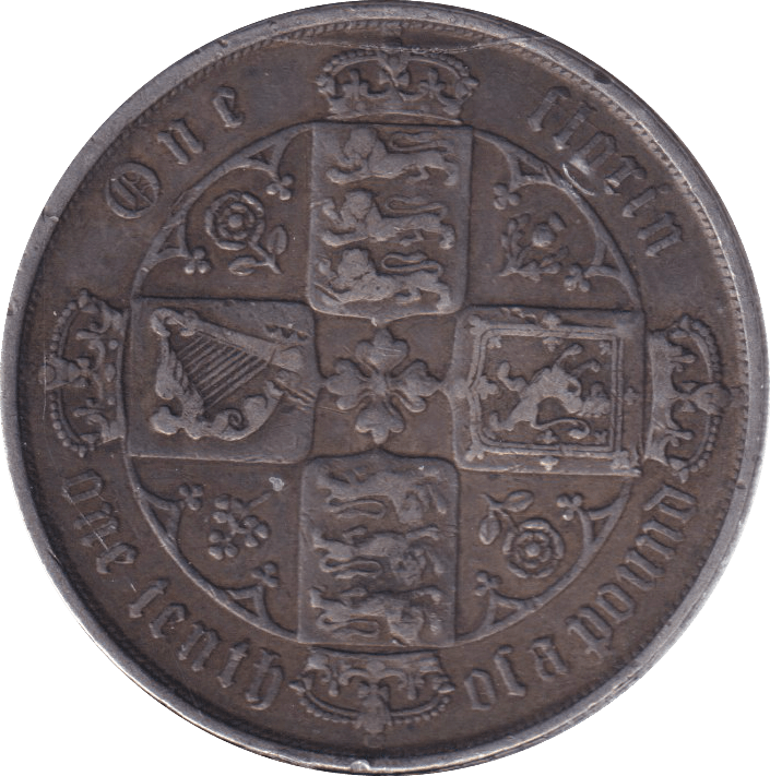 1872 FLORIN ( VF ) - FLORIN - Cambridgeshire Coins