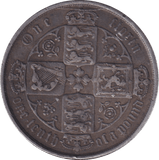 1872 FLORIN ( VF ) - FLORIN - Cambridgeshire Coins