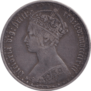 1872 FLORIN ( VF ) - FLORIN - Cambridgeshire Coins