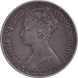 1872 FLORIN ( VF ) - FLORIN - Cambridgeshire Coins