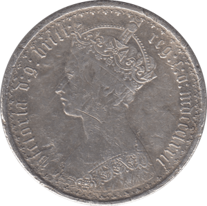 1872 FLORIN ( VF ) - FLORIN - Cambridgeshire Coins
