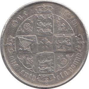 1872 FLORIN ( VF ) - FLORIN - Cambridgeshire Coins
