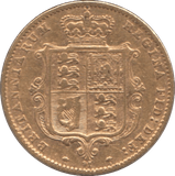 1872 GOLD HALF SOVEREIGN ( GVF ) DIE 91 - HALF SOVEREIGN - Cambridgeshire Coins