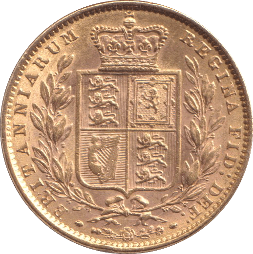 1872 GOLD SOVEREIGN ( AUNC ) - SOVEREIGN - Cambridgeshire Coins