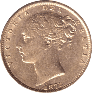 1872 GOLD SOVEREIGN ( AUNC ) - SOVEREIGN - Cambridgeshire Coins
