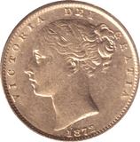 1872 GOLD SOVEREIGN ( AUNC ) - SOVEREIGN - Cambridgeshire Coins