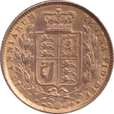 1872 GOLD SOVEREIGN ( EF ) DIE 105 - SOVEREIGN - Cambridgeshire Coins