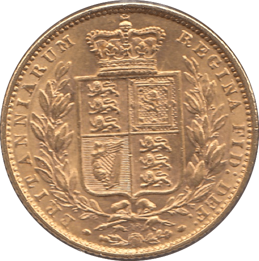 1872 GOLD SOVEREIGN ( EF ) DIE 18 - SOVEREIGN - Cambridgeshire Coins