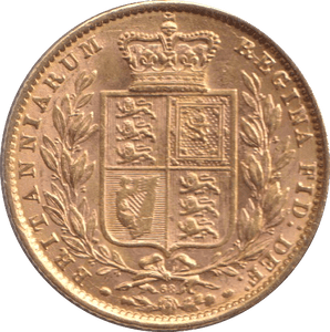 1872 GOLD SOVEREIGN ( EF ) DIE 68 - SOVEREIGN - Cambridgeshire Coins