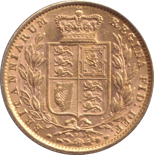 1872 GOLD SOVEREIGN ( EF ) DIE 68 - SOVEREIGN - Cambridgeshire Coins